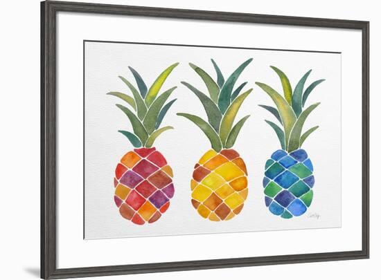 Pineapples-Cat Coquillette-Framed Giclee Print