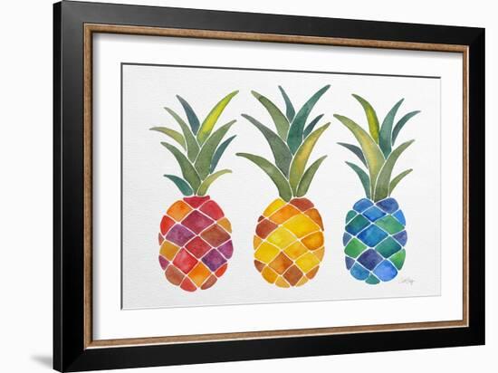 Pineapples-Cat Coquillette-Framed Premium Giclee Print