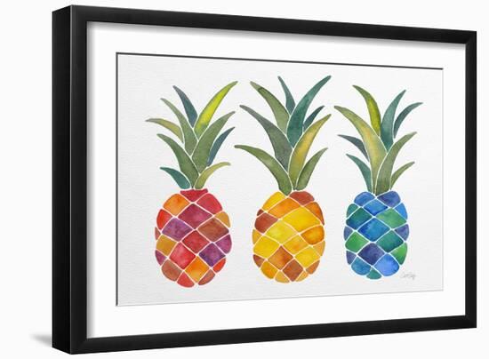 Pineapples-Cat Coquillette-Framed Premium Giclee Print