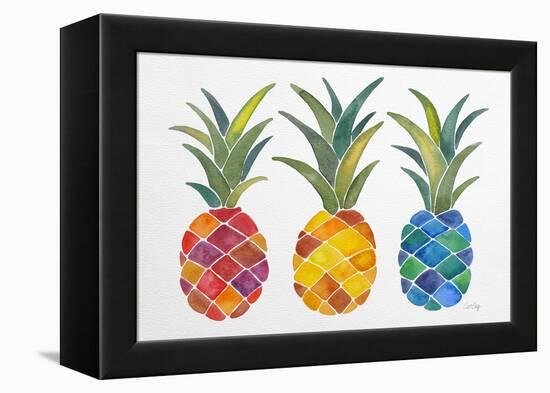 Pineapples-Cat Coquillette-Framed Premier Image Canvas