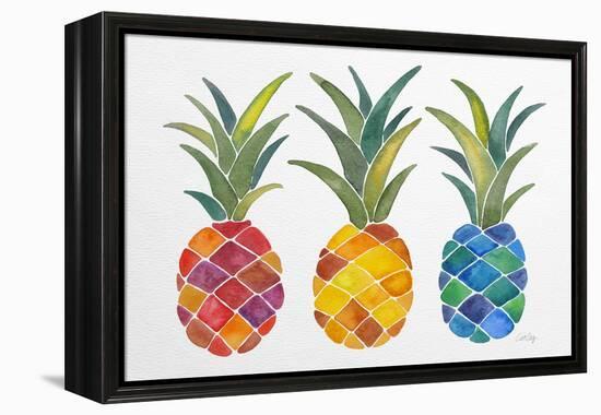 Pineapples-Cat Coquillette-Framed Premier Image Canvas