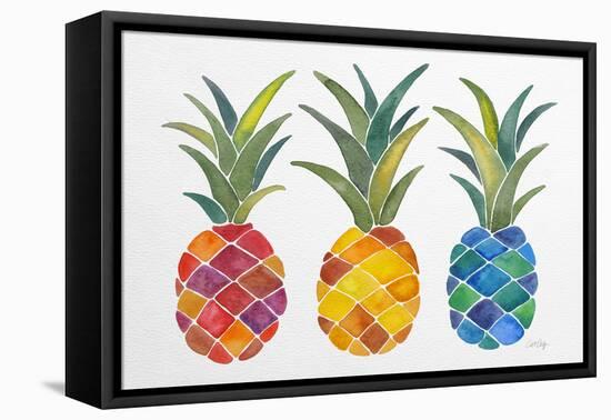 Pineapples-Cat Coquillette-Framed Premier Image Canvas