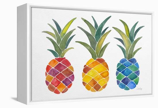 Pineapples-Cat Coquillette-Framed Premier Image Canvas