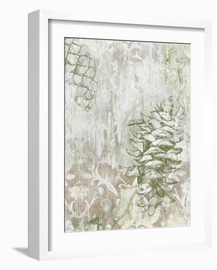 Pinecone Fresco II-June Vess-Framed Art Print