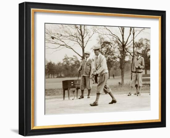 Pinehurst Golfers II-null-Framed Art Print