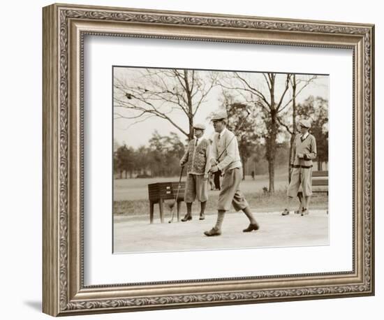 Pinehurst Golfers II-null-Framed Art Print