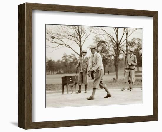 Pinehurst Golfers II-null-Framed Art Print