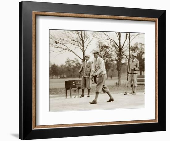 Pinehurst Golfers II-null-Framed Art Print