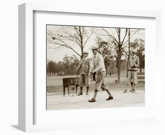 Pinehurst Golfers II-null-Framed Art Print