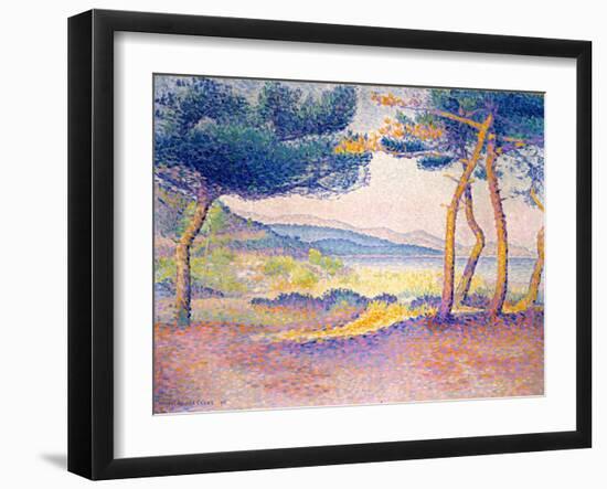 Pines Along the Shore, 1896-Henri-Edmond Cross-Framed Giclee Print