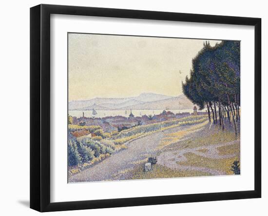 Pinewood, St. Tropez, Bois de Pins-St Tropez-Paul Signac-Framed Giclee Print