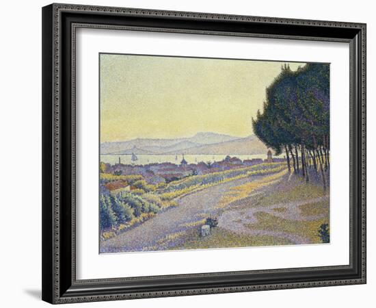 Pinewood, St. Tropez-Paul Signac-Framed Giclee Print