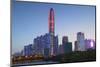 Ping An International Finance Centre, world's fourth tallest building in 2017 at 600m, and Civic Sq-Ian Trower-Mounted Photographic Print