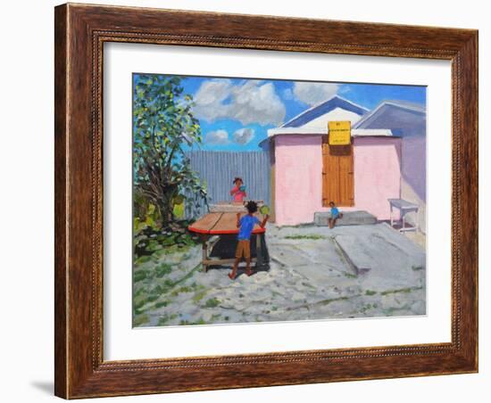 Ping Pong,De African Queen Hideaway, Barbados, 2012-Andrew Macara-Framed Giclee Print