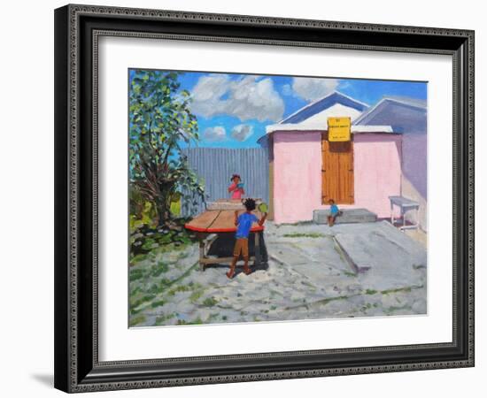 Ping Pong,De African Queen Hideaway, Barbados, 2012-Andrew Macara-Framed Giclee Print