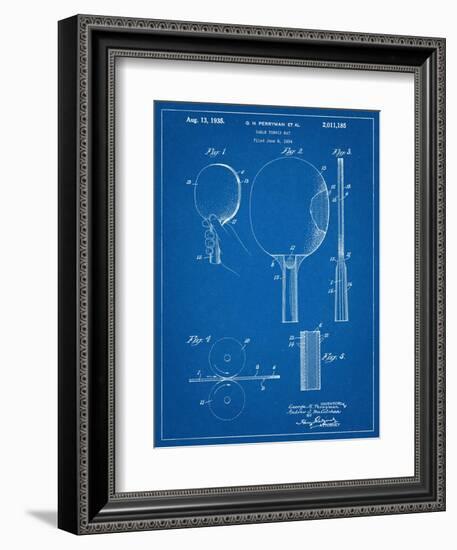 Ping Pong Paddle Patent-null-Framed Art Print