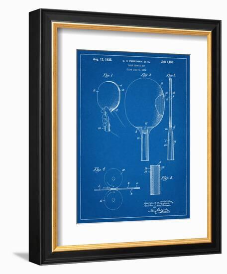 Ping Pong Paddle Patent-null-Framed Art Print