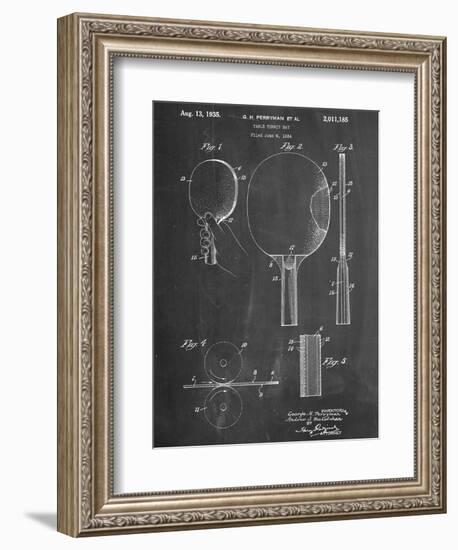 Ping Pong Paddle Patent-null-Framed Art Print