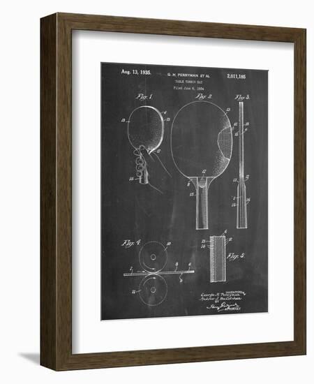 Ping Pong Paddle Patent-null-Framed Art Print