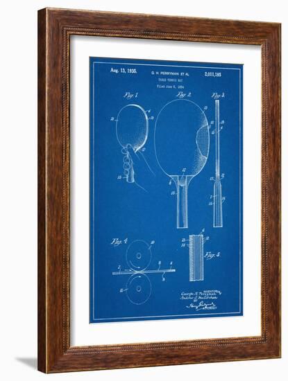 Ping Pong Paddle Patent-null-Framed Art Print