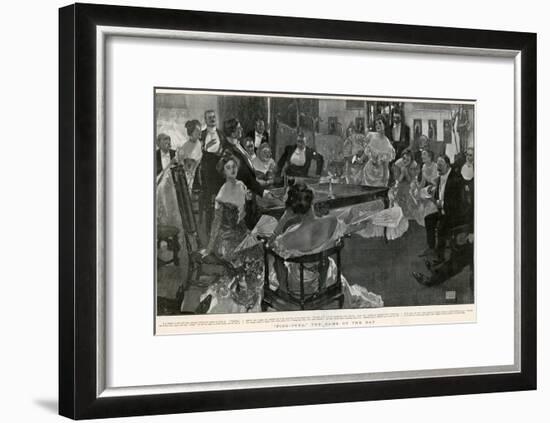 Ping-Pong, the Game of the Day-Frank Craig-Framed Giclee Print