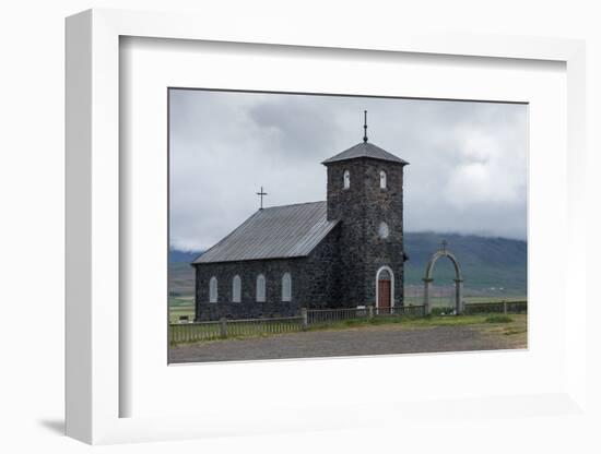 Pingeyrar Church, Near Blšnduos-Catharina Lux-Framed Photographic Print
