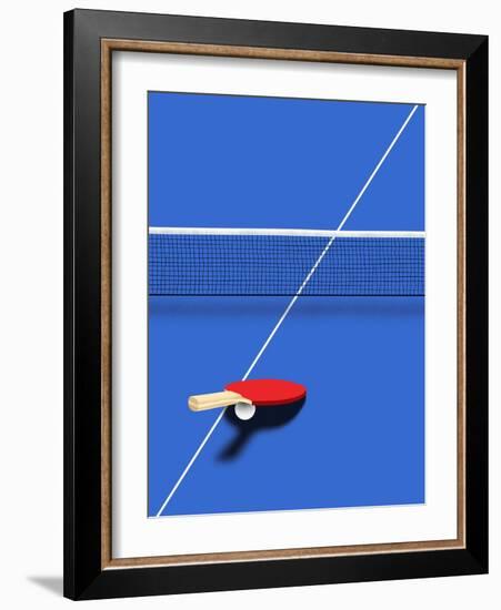 Pingpong-Robert Farkas-Framed Art Print