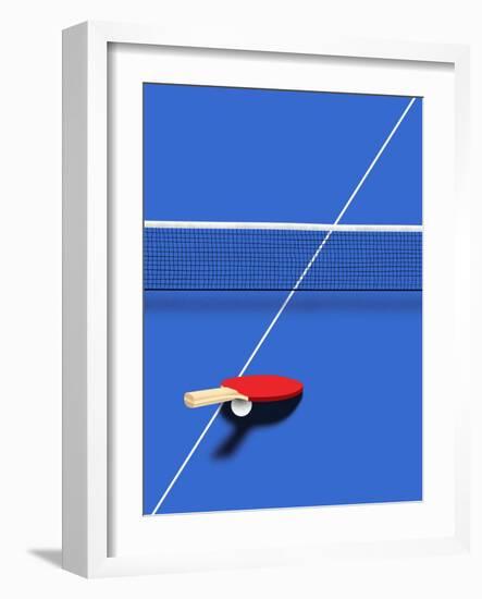 Pingpong-Robert Farkas-Framed Art Print