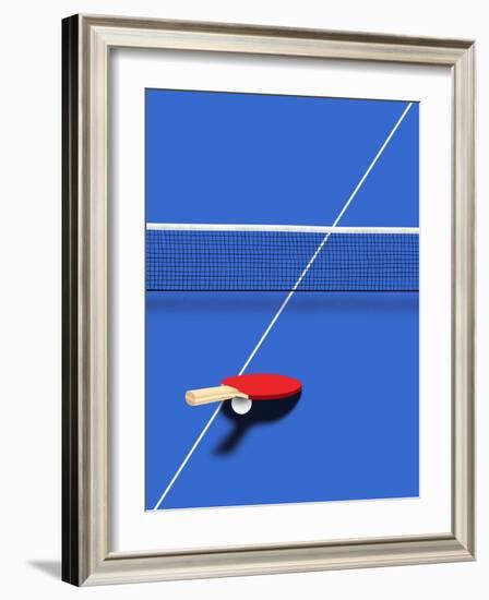 Pingpong-Robert Farkas-Framed Art Print