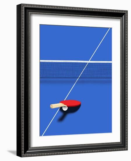 Pingpong-Robert Farkas-Framed Art Print