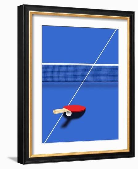 Pingpong-Robert Farkas-Framed Art Print