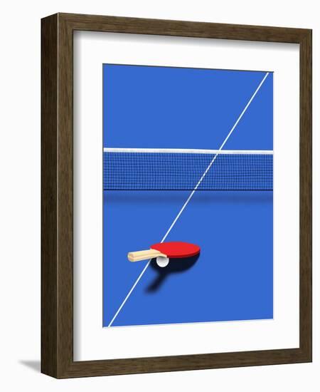 Pingpong-Robert Farkas-Framed Art Print