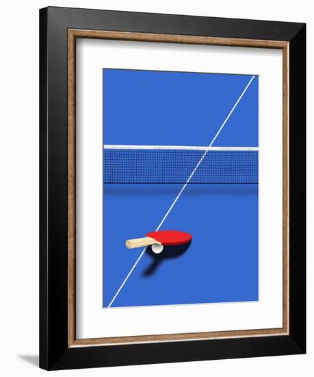 Pingpong-Robert Farkas-Framed Art Print