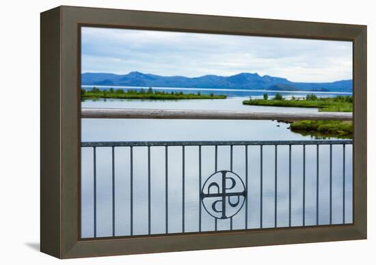 Pingvellir National Park, Bridge, Icon-Catharina Lux-Framed Premier Image Canvas