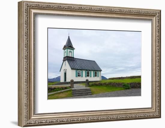 Pingvellir National Park, Church-Catharina Lux-Framed Photographic Print