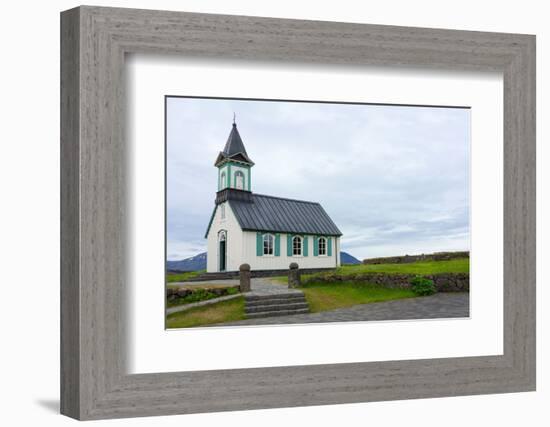 Pingvellir National Park, Church-Catharina Lux-Framed Photographic Print