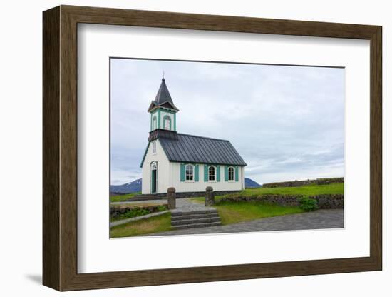 Pingvellir National Park, Church-Catharina Lux-Framed Photographic Print