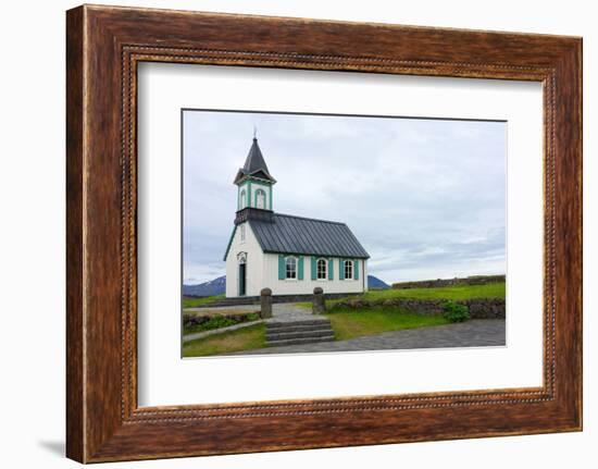 Pingvellir National Park, Church-Catharina Lux-Framed Photographic Print