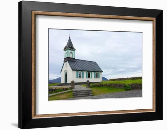 Pingvellir National Park, Church-Catharina Lux-Framed Photographic Print