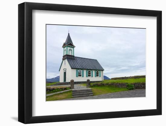 Pingvellir National Park, Church-Catharina Lux-Framed Photographic Print