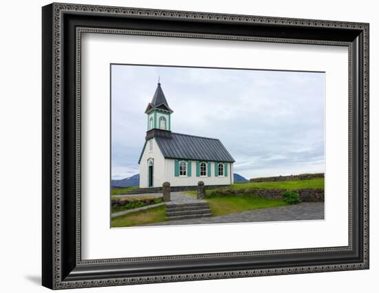 Pingvellir National Park, Church-Catharina Lux-Framed Photographic Print