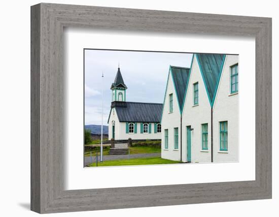 Pingvellir National Park, Church-Catharina Lux-Framed Photographic Print