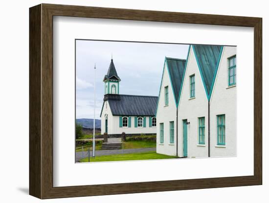 Pingvellir National Park, Church-Catharina Lux-Framed Photographic Print