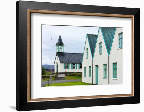 Pingvellir National Park, Church-Catharina Lux-Framed Photographic Print