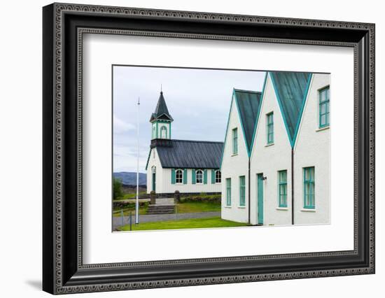 Pingvellir National Park, Church-Catharina Lux-Framed Photographic Print