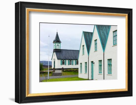 Pingvellir National Park, Church-Catharina Lux-Framed Photographic Print