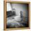 Pinhole Camera Shot of Sitting Topless Woman in Hoop Skirt-Rafal Bednarz-Framed Premier Image Canvas