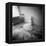 Pinhole Camera Shot of Sitting Topless Woman in Hoop Skirt-Rafal Bednarz-Framed Premier Image Canvas