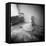 Pinhole Camera Shot of Sitting Topless Woman in Hoop Skirt-Rafal Bednarz-Framed Premier Image Canvas