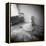 Pinhole Camera Shot of Sitting Topless Woman in Hoop Skirt-Rafal Bednarz-Framed Premier Image Canvas